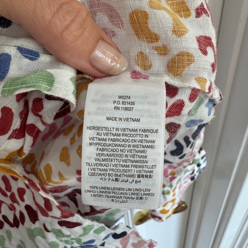 Boden Linen Sleeveless Top Size 6 Excellent Condition Women - Picture 5 of 6